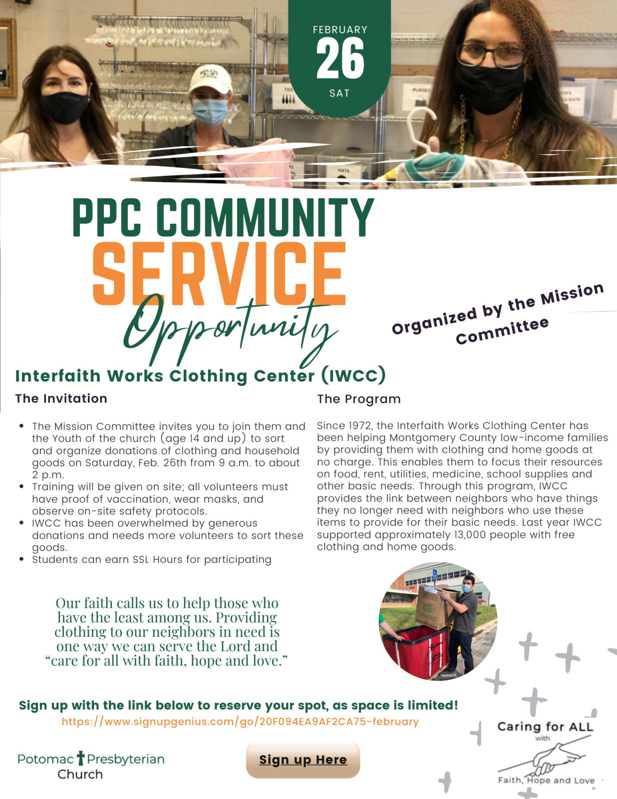 Copy of Interfaith Works Clothing Center (IWCC)